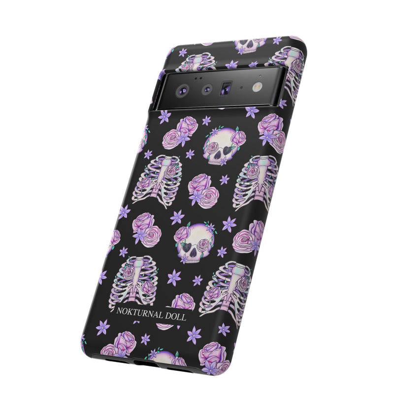 Skull and Roses Phone Case