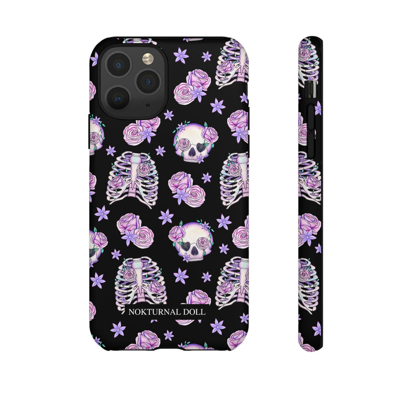 Skull and Roses Phone Case