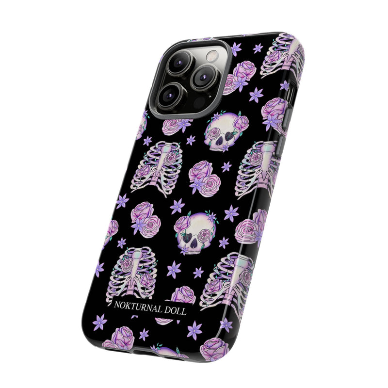 Skull and Roses Phone Case