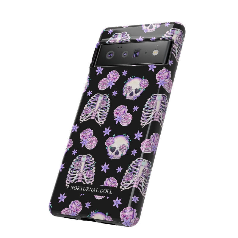 Skull and Roses Phone Case