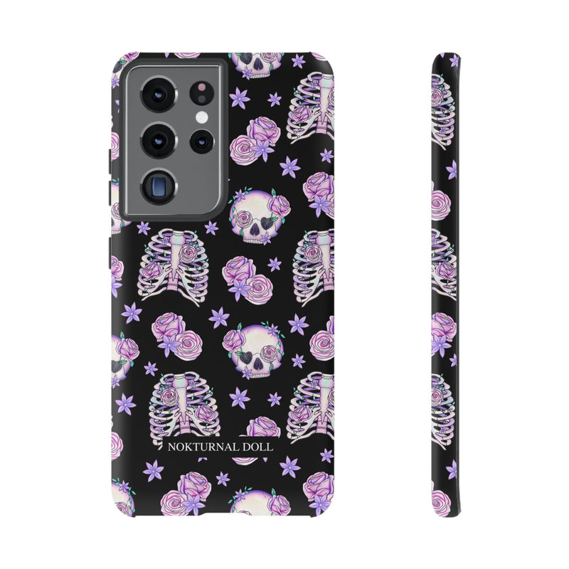 Skull and Roses Phone Case