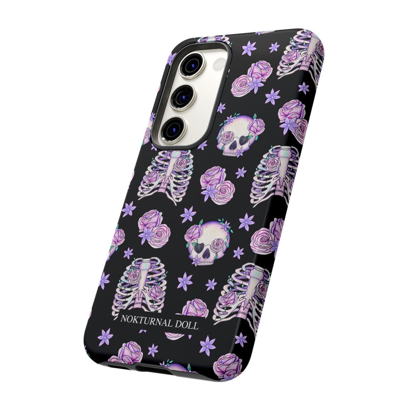 Skull and Roses Phone Case