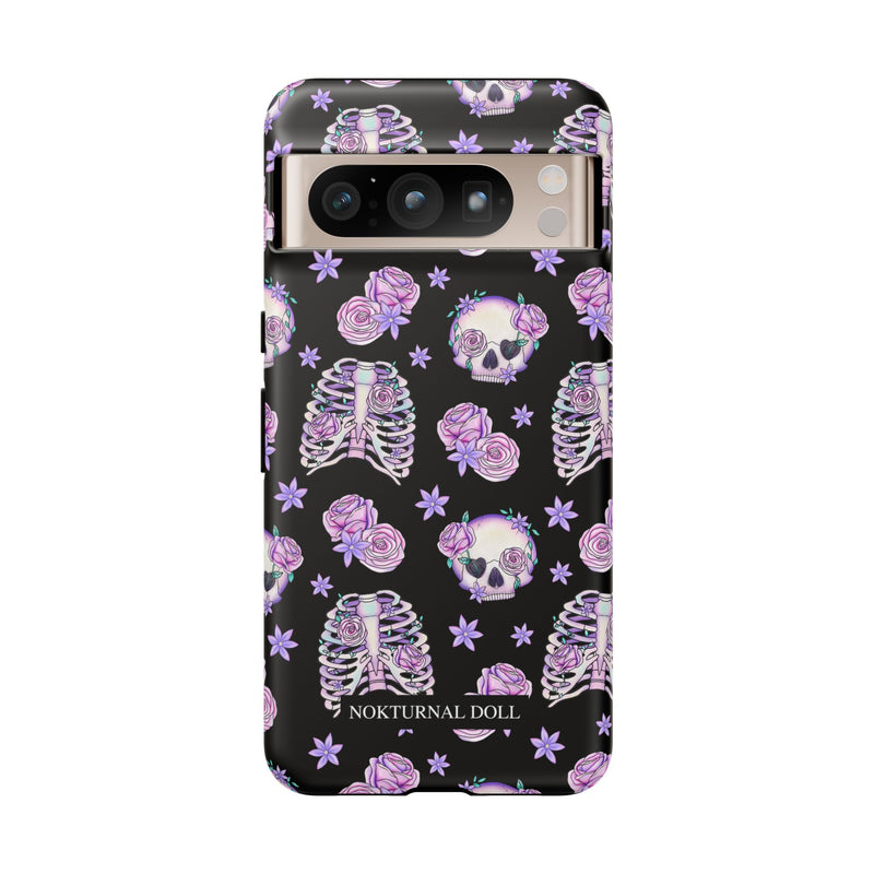 Skull and Roses Phone Case