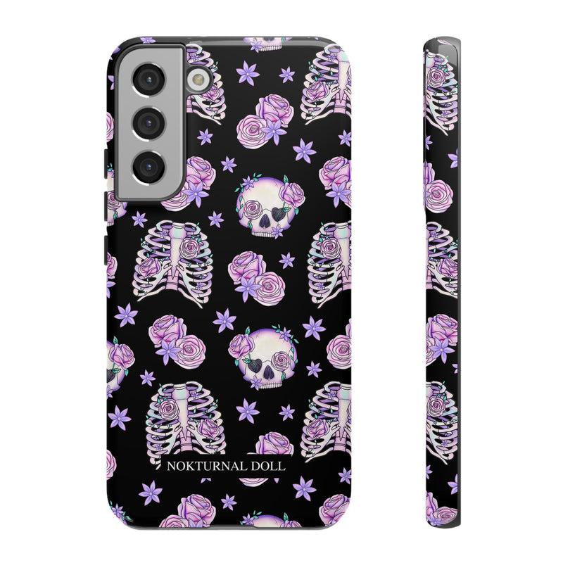 Skull and Roses Phone Case