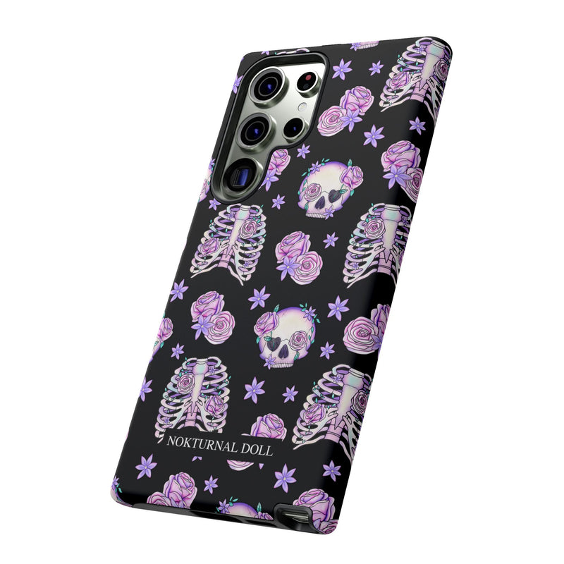 Skull and Roses Phone Case