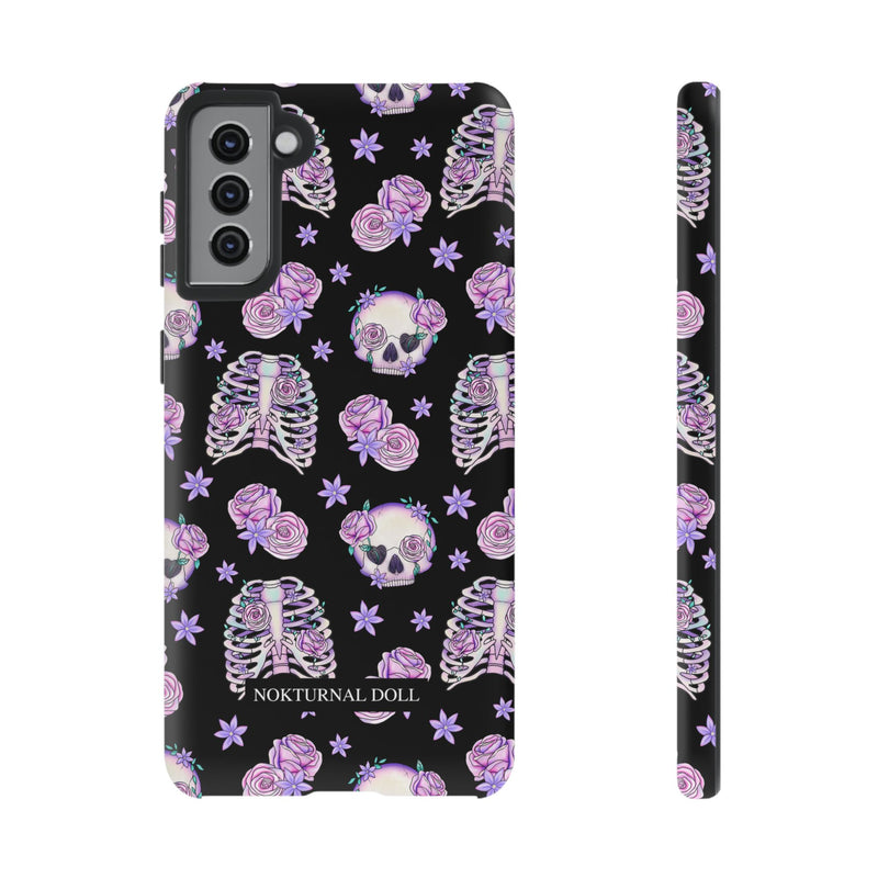 Skull and Roses Phone Case