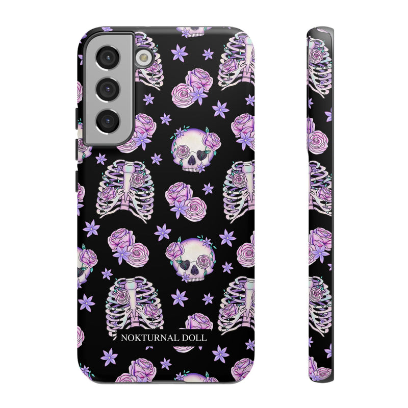 Skull and Roses Phone Case