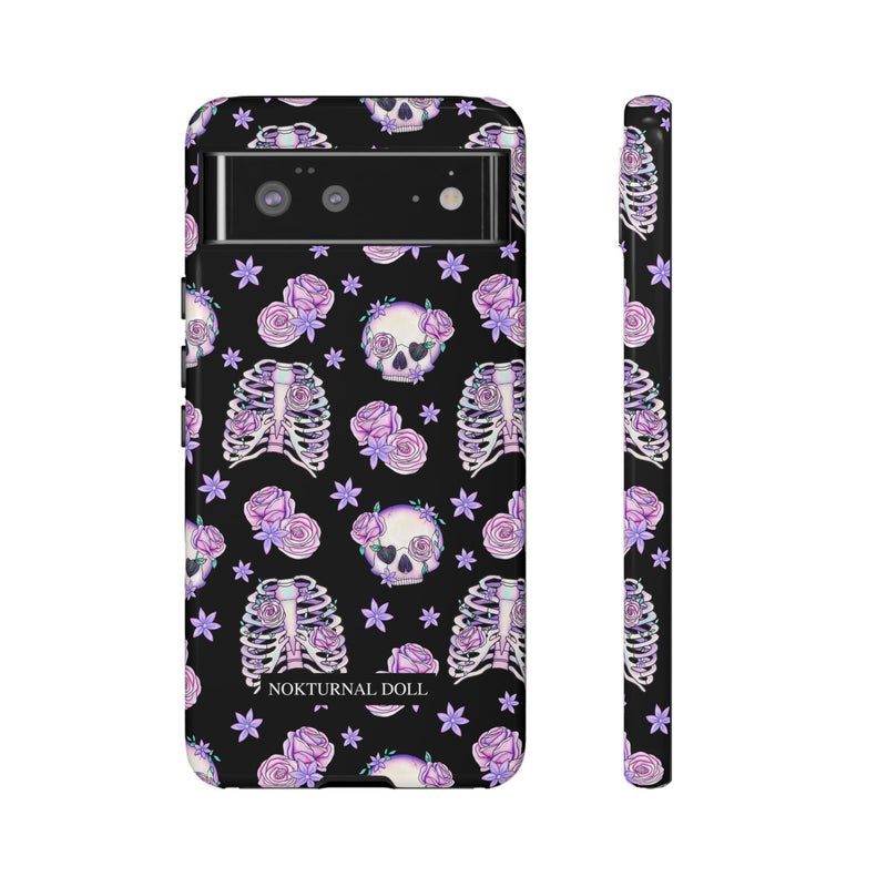 Skull and Roses Phone Case