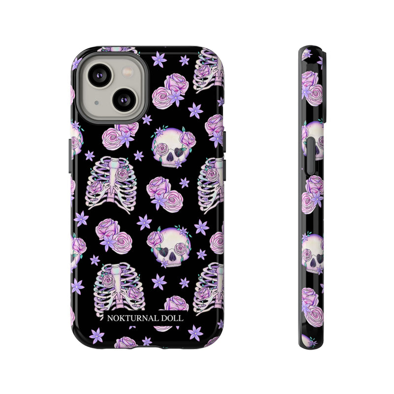 Skull and Roses Phone Case