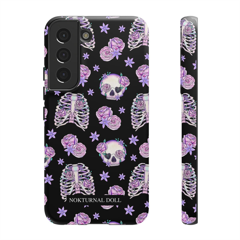 Skull and Roses Phone Case