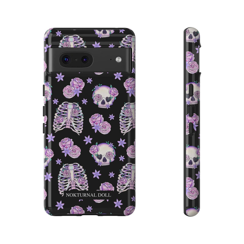 Skull and Roses Phone Case