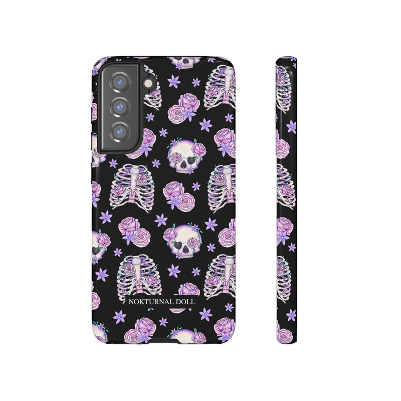 Skull and Roses Phone Case