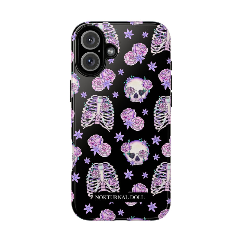 Skull and Roses Phone Case