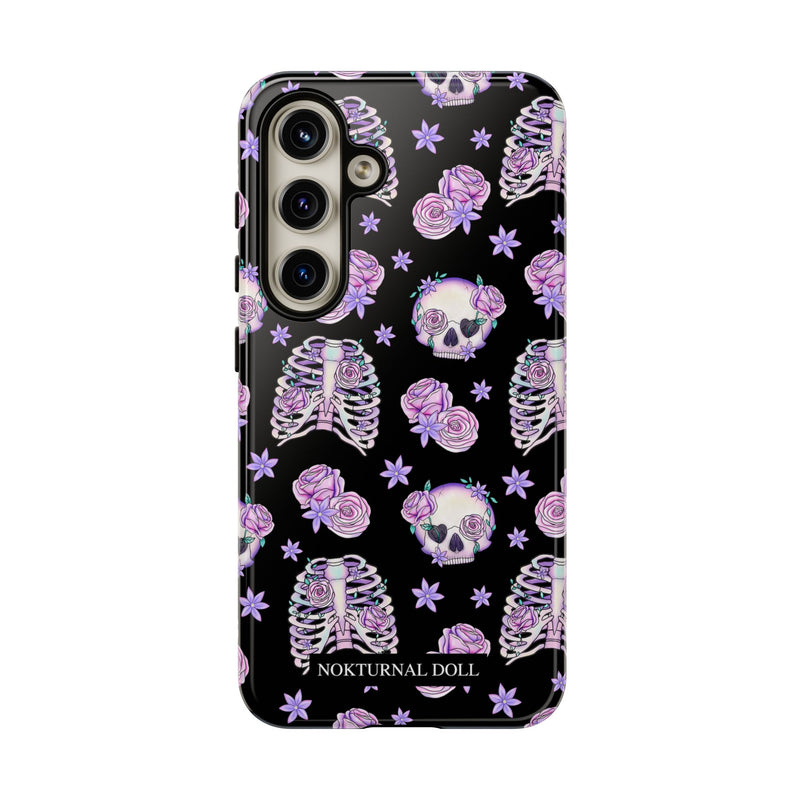 Skull and Roses Phone Case