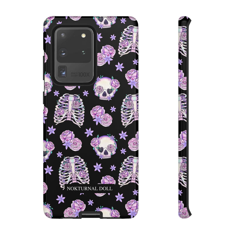 Skull and Roses Phone Case