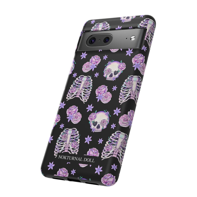 Skull and Roses Phone Case