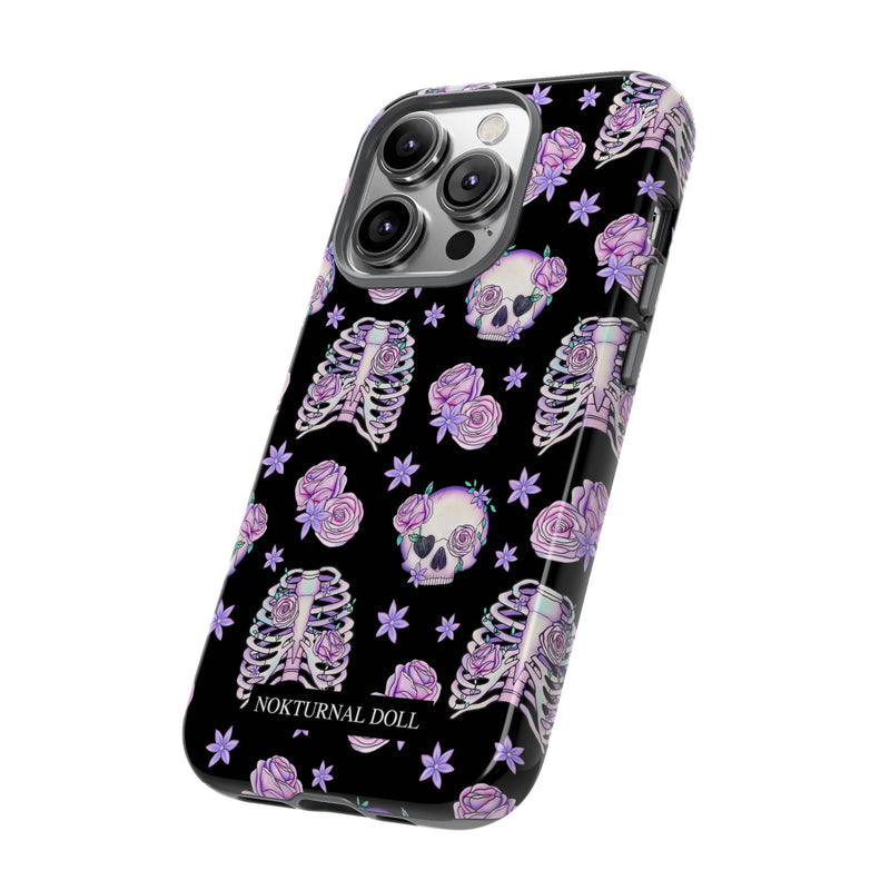 Skull and Roses Phone Case