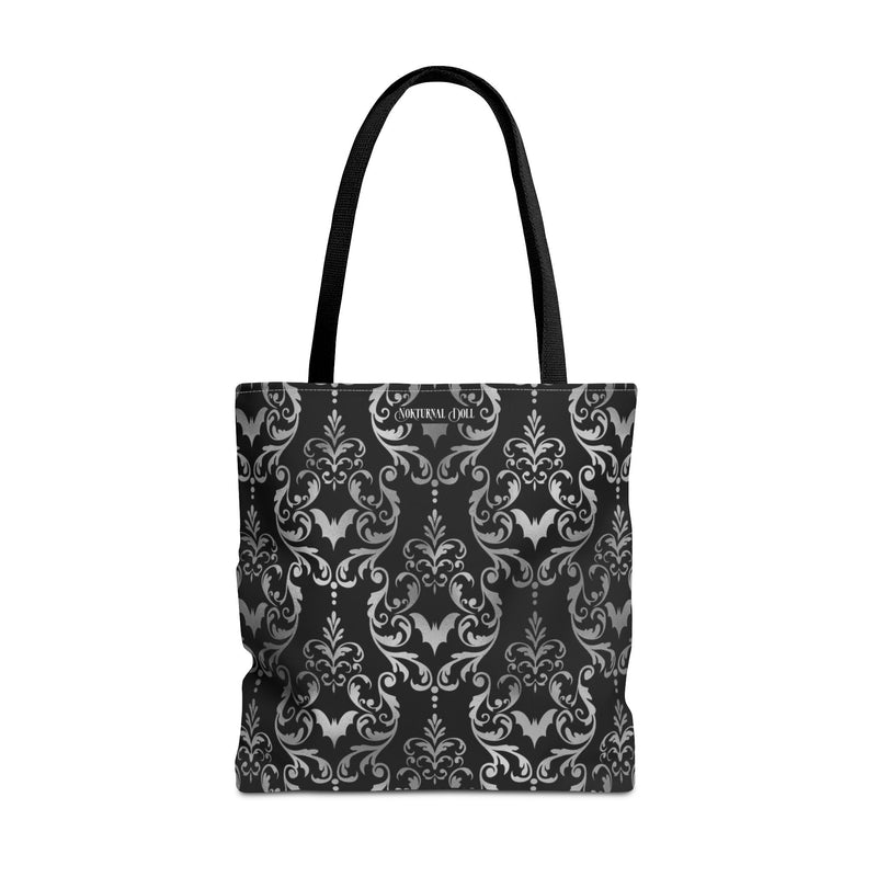 Bat Damask Tote Bag