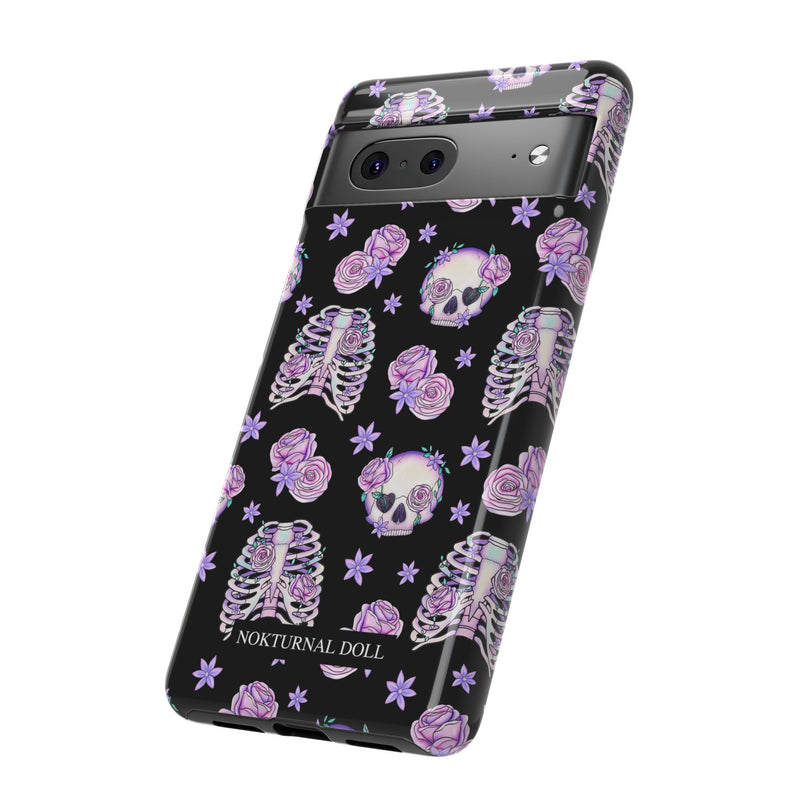 Skull and Roses Phone Case