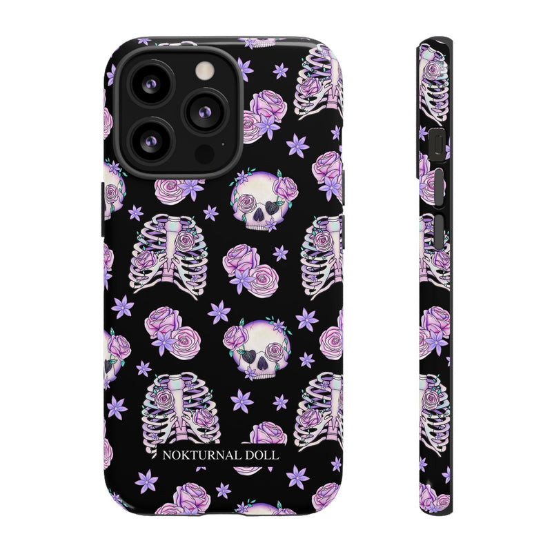 Skull and Roses Phone Case