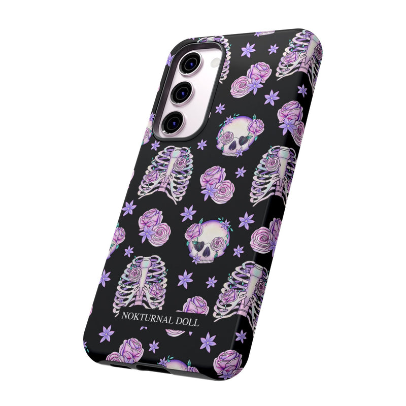 Skull and Roses Phone Case