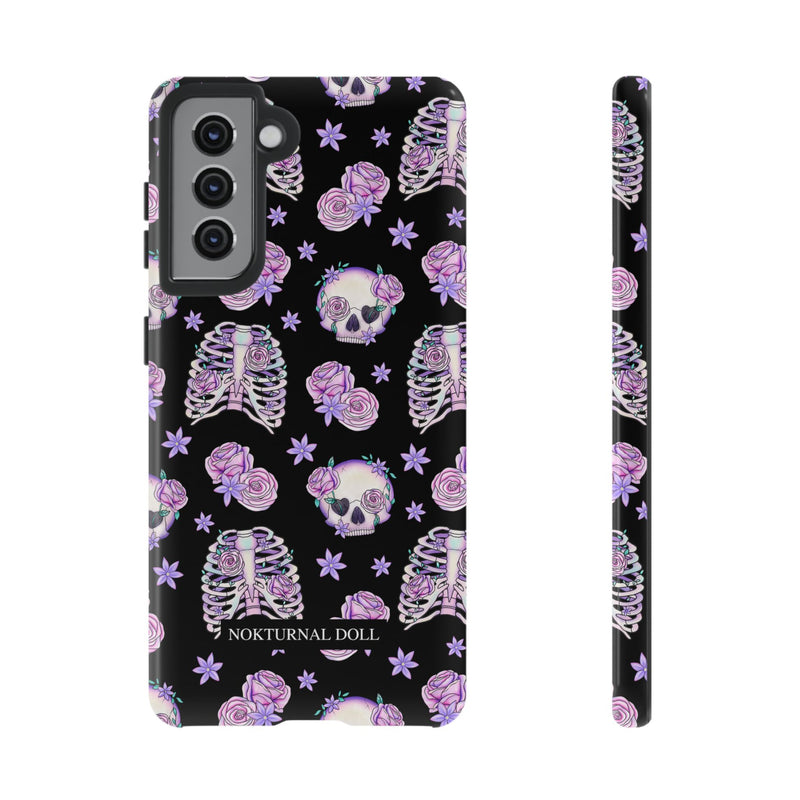 Skull and Roses Phone Case