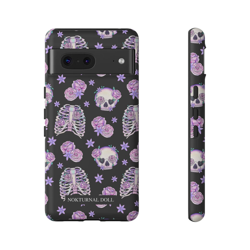 Skull and Roses Phone Case