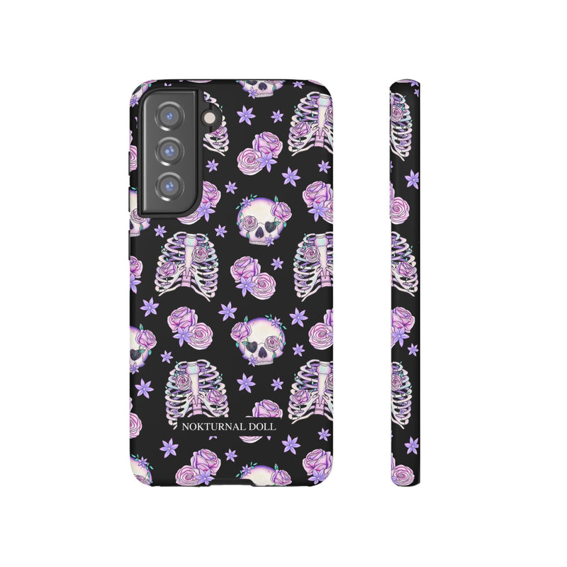 Skull and Roses Phone Case