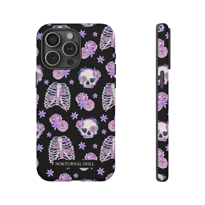 Skull and Roses Phone Case