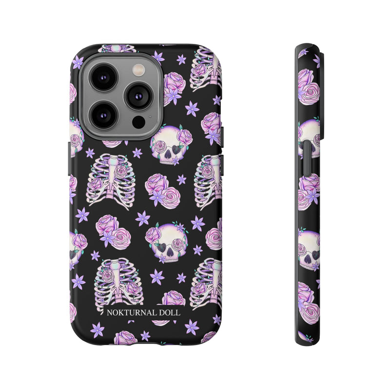 Skull and Roses Phone Case