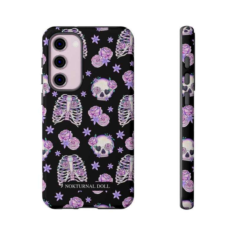 Skull and Roses Phone Case