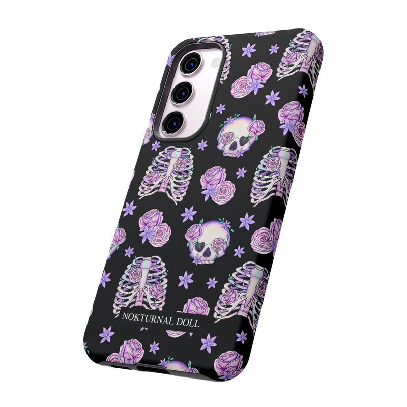 Skull and Roses Phone Case