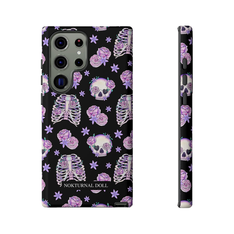 Skull and Roses Phone Case