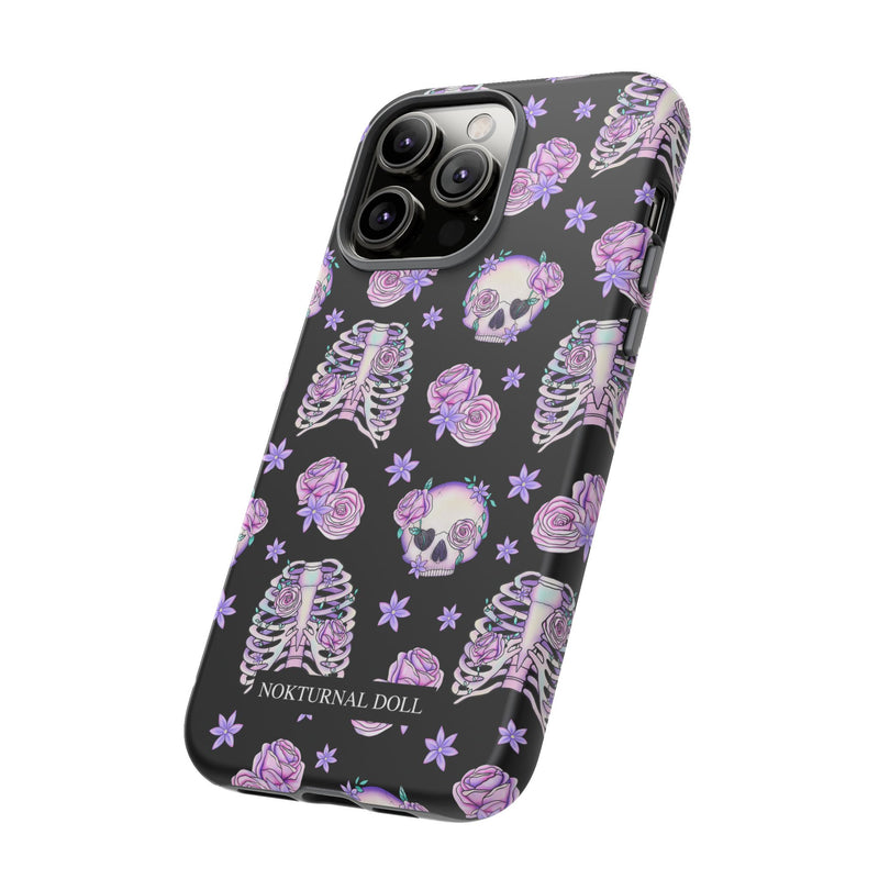 Skull and Roses Phone Case