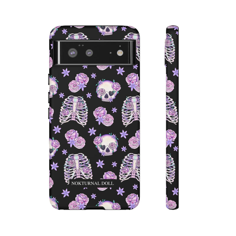 Skull and Roses Phone Case