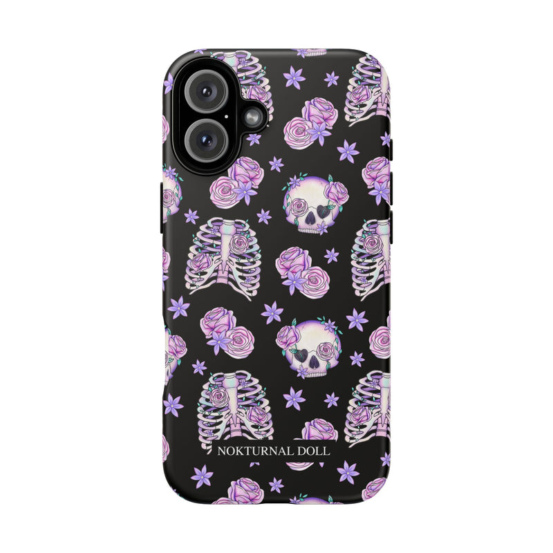 Skull and Roses Phone Case