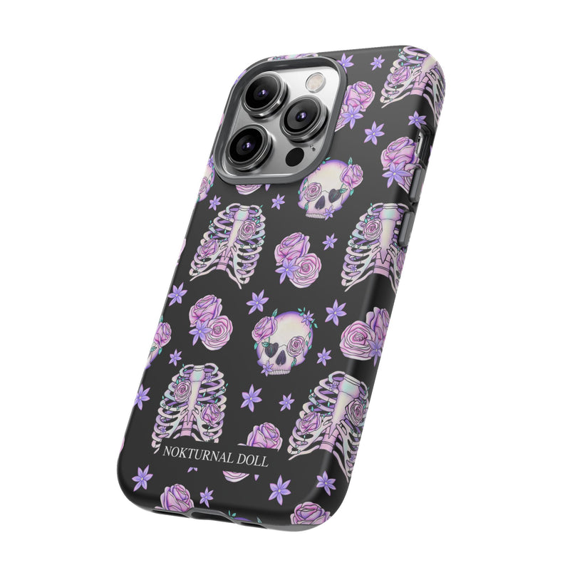 Skull and Roses Phone Case