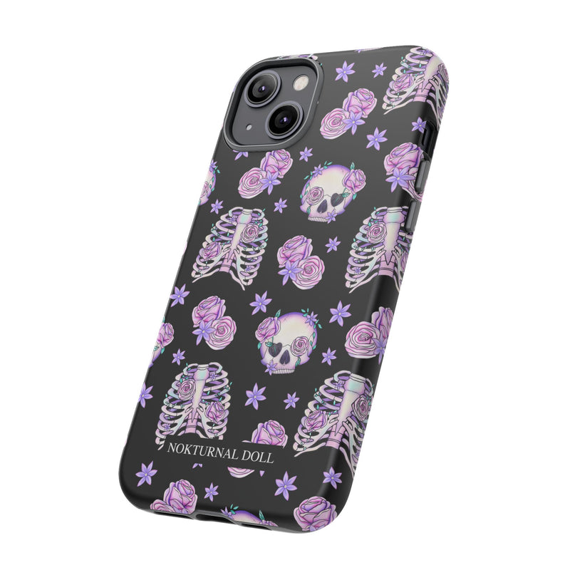 Skull and Roses Phone Case