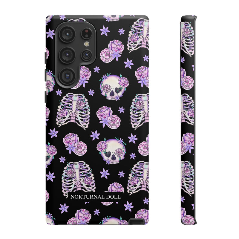 Skull and Roses Phone Case