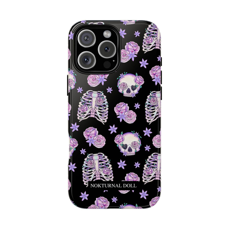 Skull and Roses Phone Case