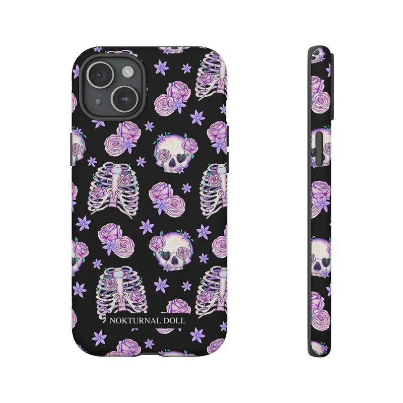 Skull and Roses Phone Case