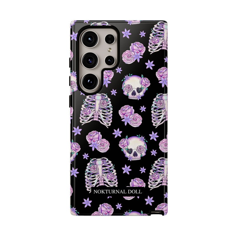 Skull and Roses Phone Case