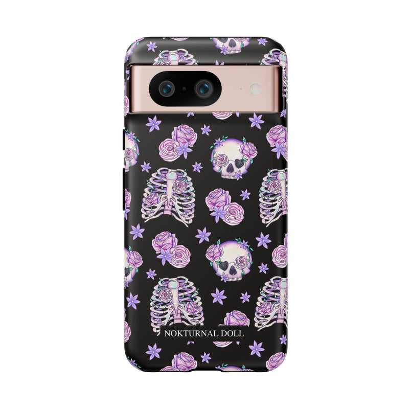 Skull and Roses Phone Case