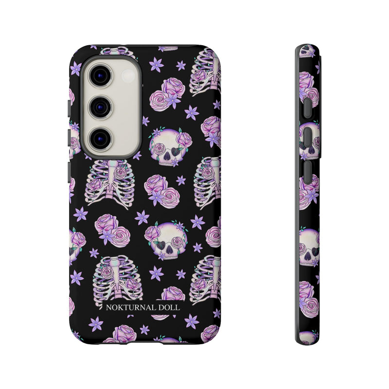 Skull and Roses Phone Case