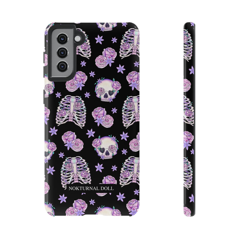 Skull and Roses Phone Case