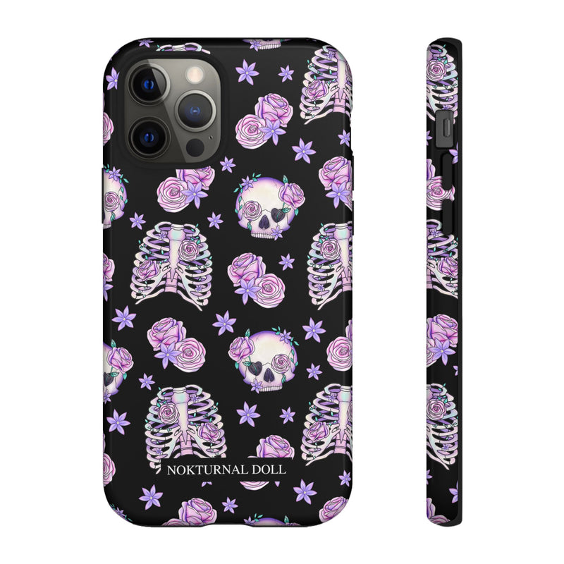 Skull and Roses Phone Case