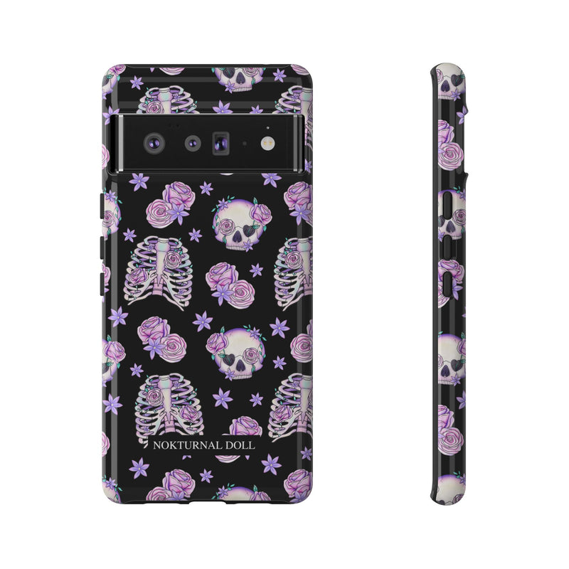 Skull and Roses Phone Case