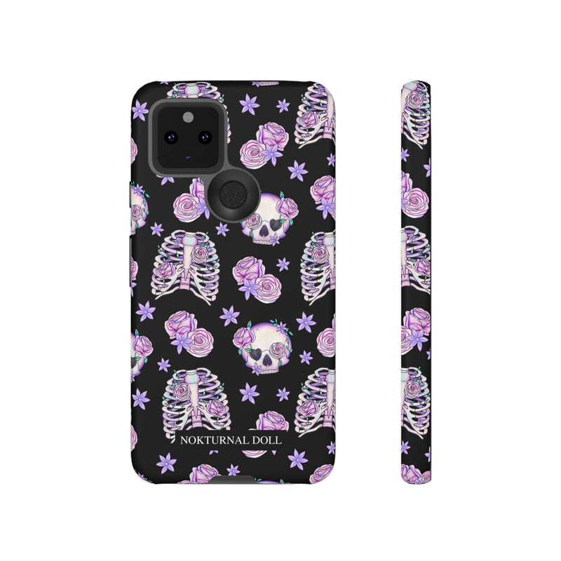 Skull and Roses Phone Case