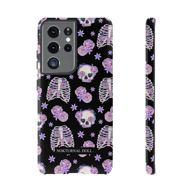 Skull and Roses Phone Case