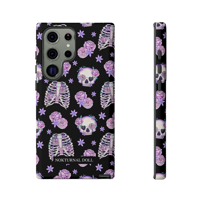 Skull and Roses Phone Case